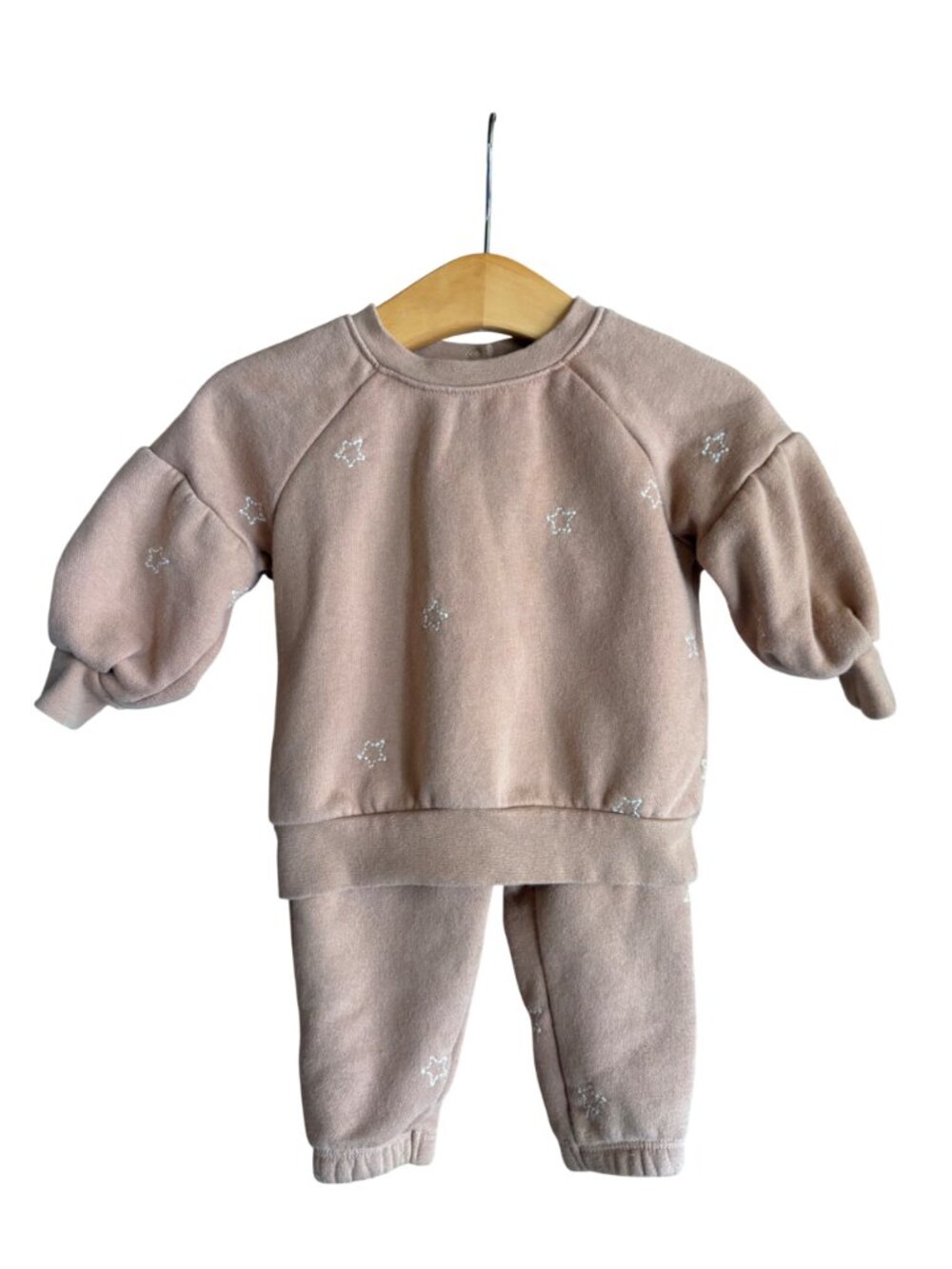 Rylee + Cru Star Embroidered Sweat Set Size 3-6M